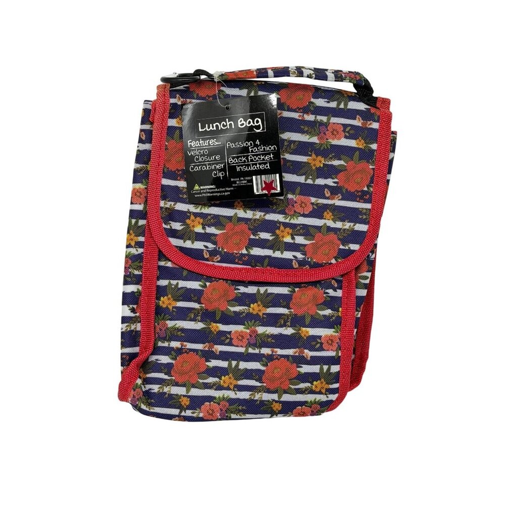 NWT Arctic Star Passion 4 Fashion Thermal Cooler Lunch Bag Insulated Floral Tote